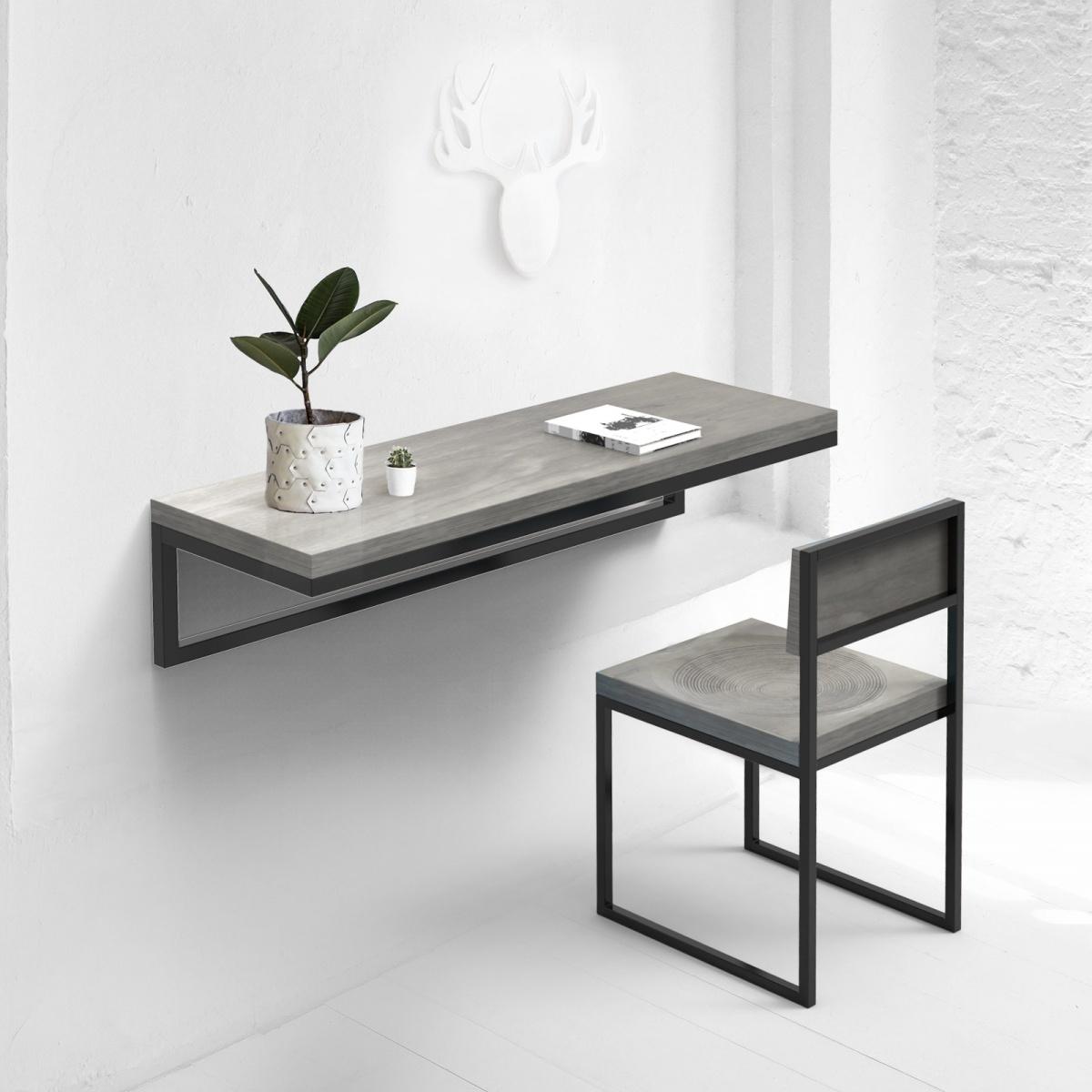 Стол-консоль обеденный минимализм фанера-винтажный серый archpole